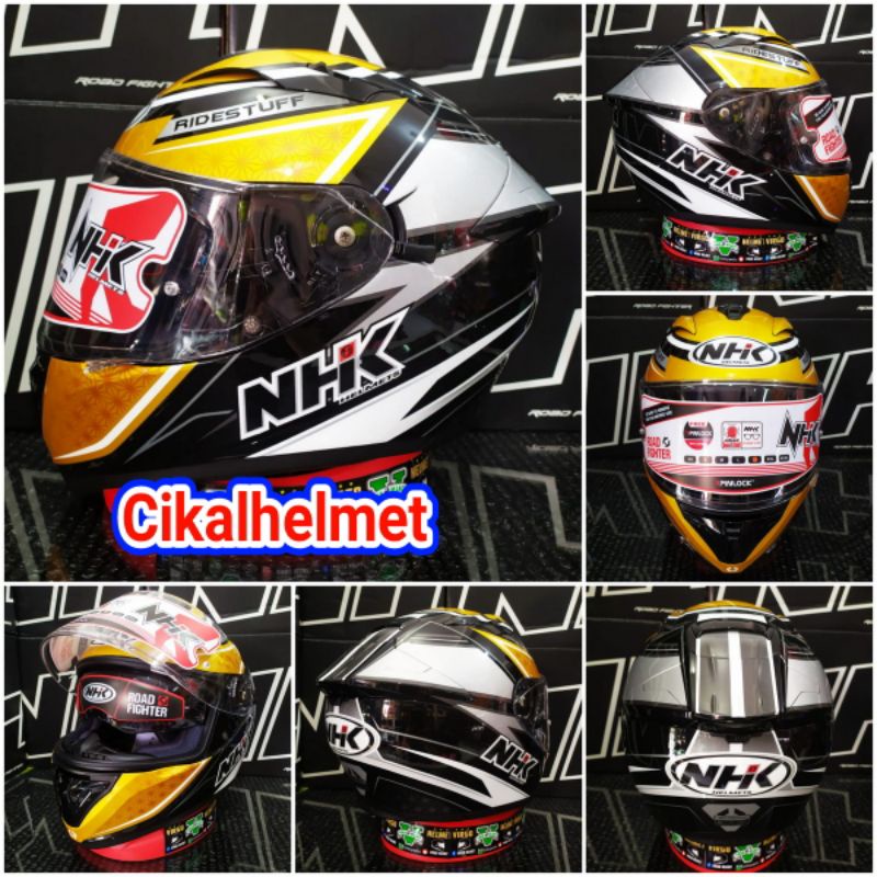 NHK HELM GP PRIME SAMBO | BLACK GOLD | DOUBLE VISOR