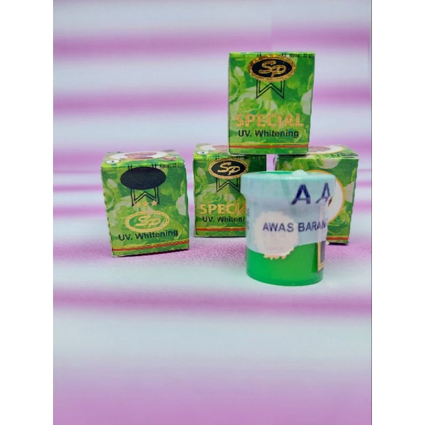 ( harga 1lsn isi 12 ) Cream Sp Box Plus AAA Spesial UV Whitening Crem Original
