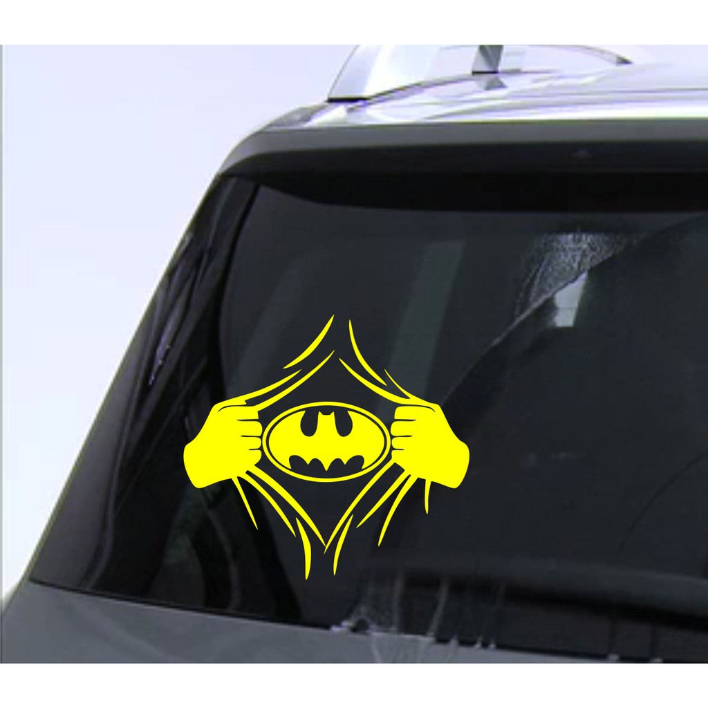 Stiker Batman Sticker Kaca Mobil Belakang Shopee Indonesia