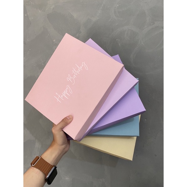 

\PASTEL BIRTHDAY BOX / TOP BOTTOM 26x22x6 SIAP DIPAKAI ORDER NOW FOR HAMPERS KADO ULTAH ULANG TAHUN GIFT PRESENT DSB DLL HEHEHE