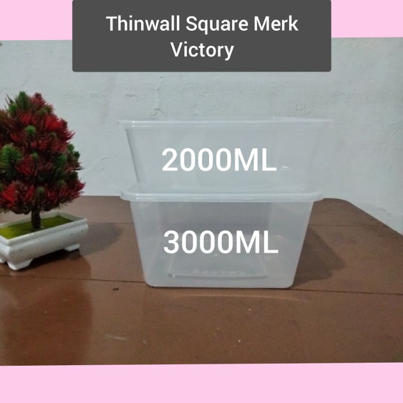 Thinwall Square Merk Victory 2000ml