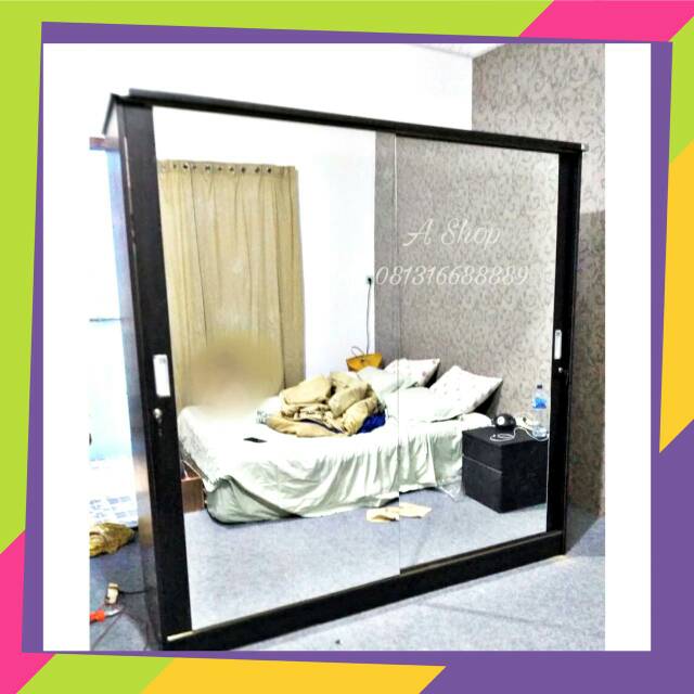  lemari  pakaian  sliding sleding lemari  gamis  lemari  cermin 