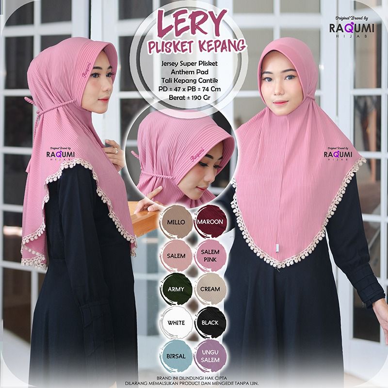 LERY RAQUMI HIJAB ORIGINAL SOLO
