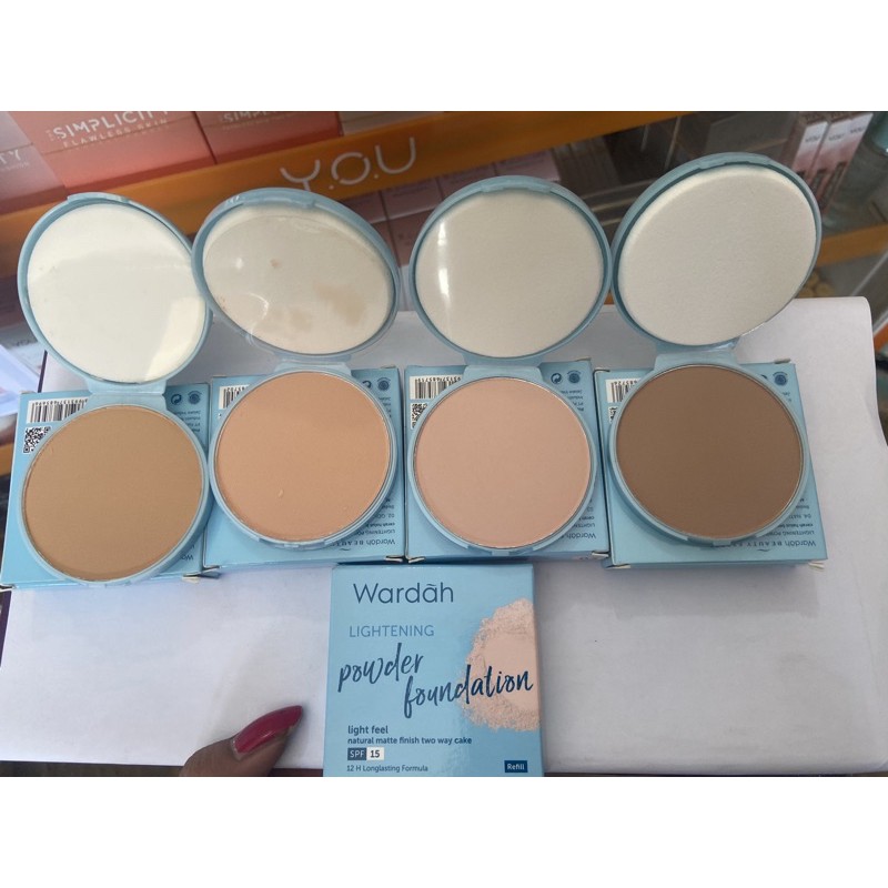 [ pa ][ refill ] wardah lightening powder foundation-bedak padat wardah lightening powder foundation