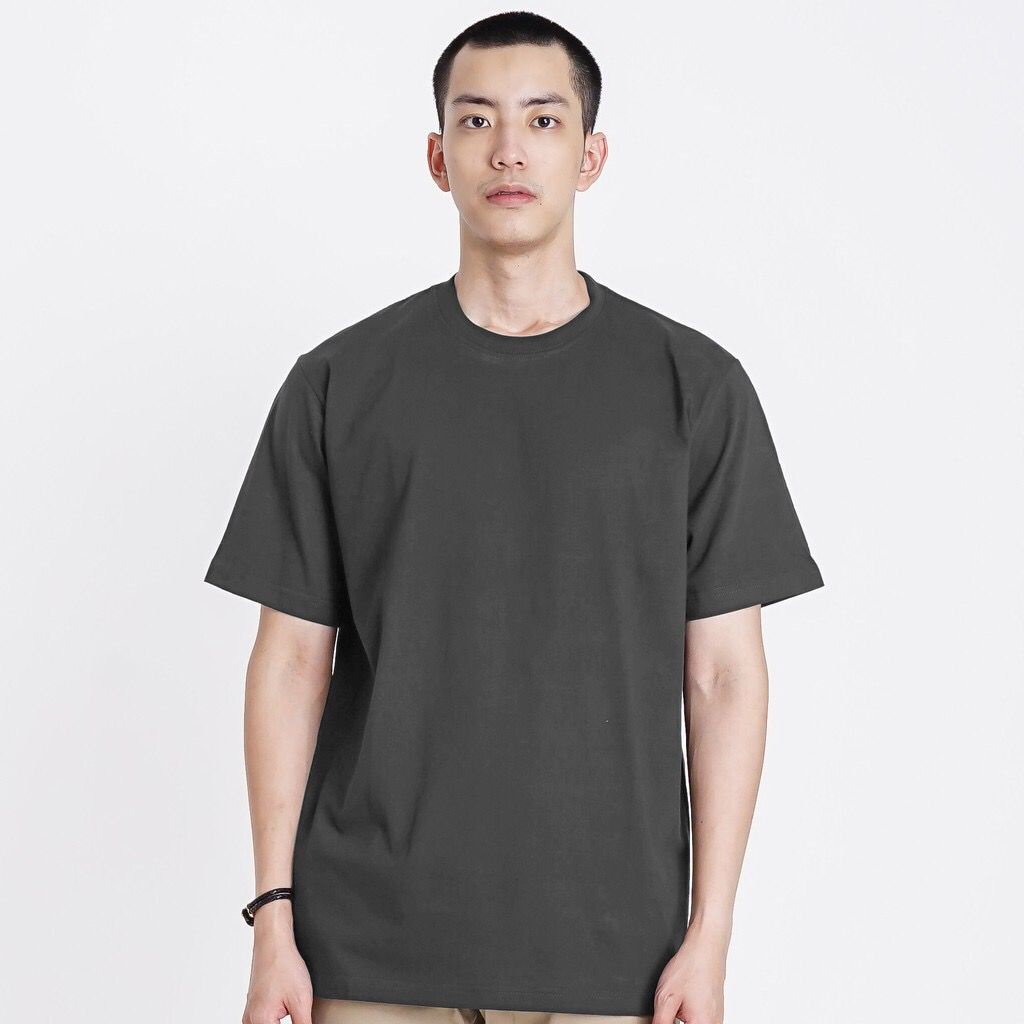 BAJU KAOS POLOS OVERSIZE WARNA DARK GREY