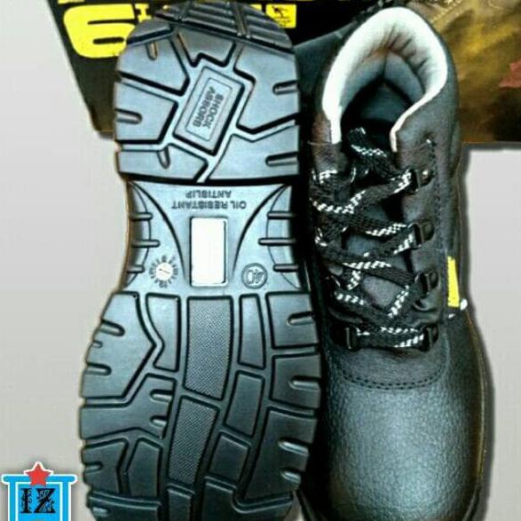 SEPATU SAFETY KRISBOW ARROW 6 INCH - HITAM, 38