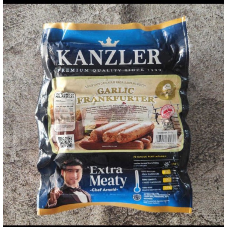 

KANZLER GARLIC FRANKFURTER 360gr