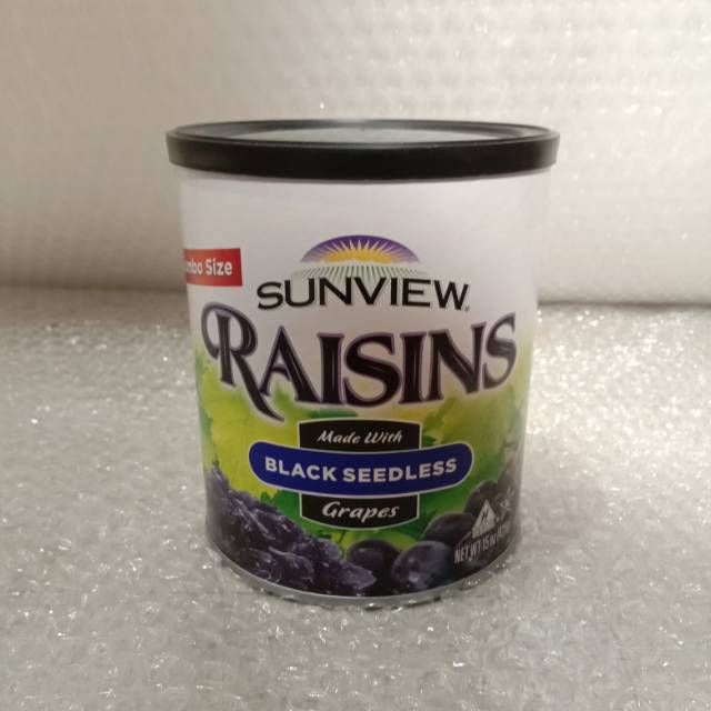 

Sunview raisins black seedless 425gr