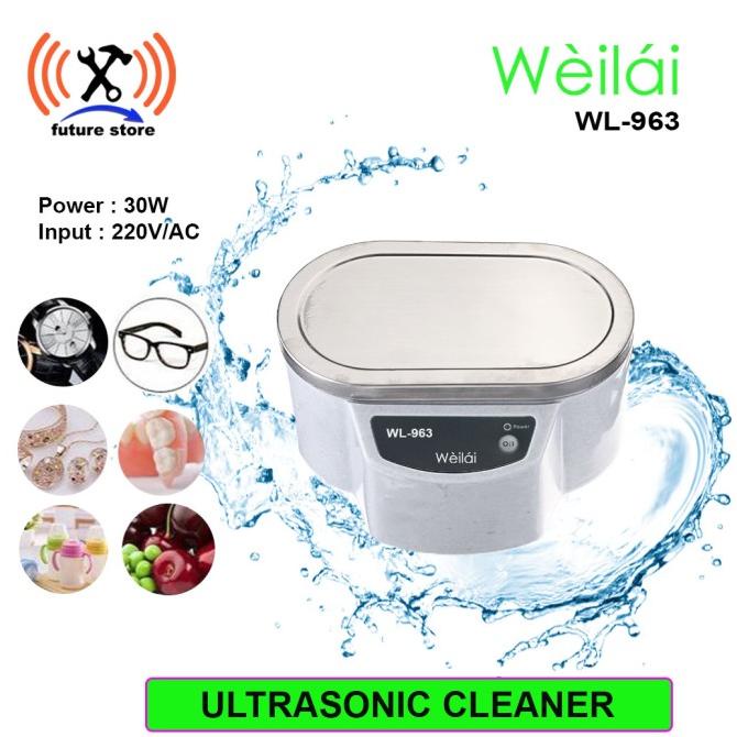 Weilai WL-963 Mesin Ultrasonic Cleaner Jewelry Glasses Cleaning