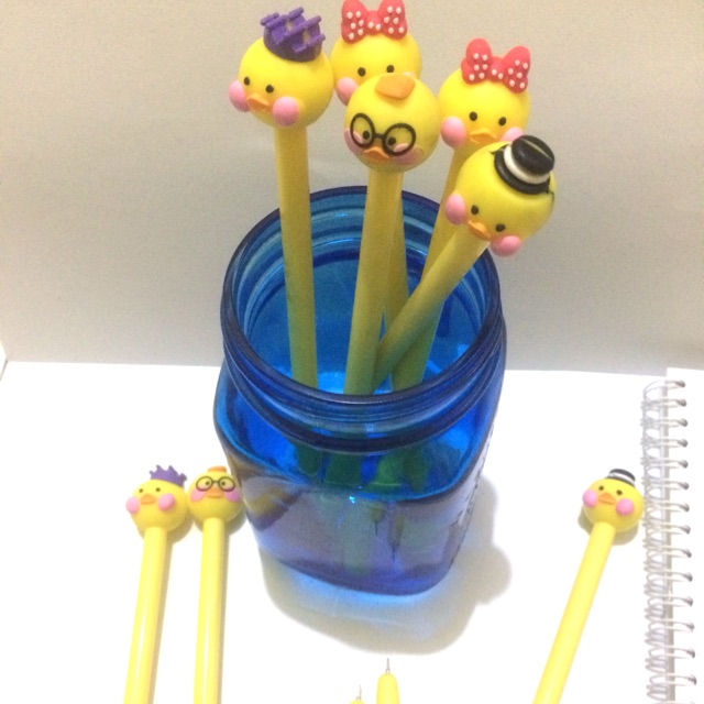 

Pulpen gel karakter lucu unik boneka pipi merah topi mahkota kacamata murah best seller atk sekolah