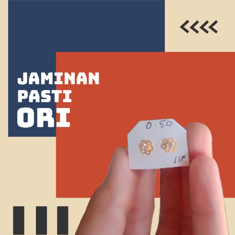 Anting Bunga Anting Tindik Anting Wanita Anting Emas Anting Bayi Anting Anak Anting Anting Ready