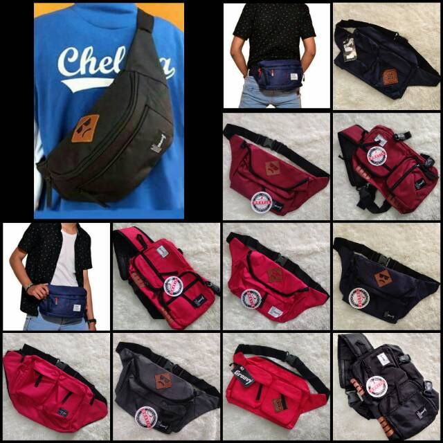 SALE Waistbag Tas Selempang Kompek Distro Pria Wanita