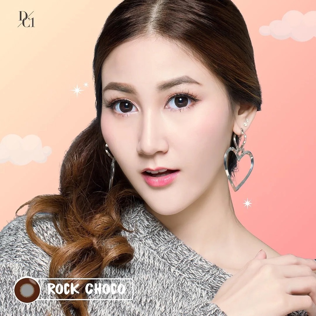 Softlens warna DC1 Rock Minus Normal Black dan Brown