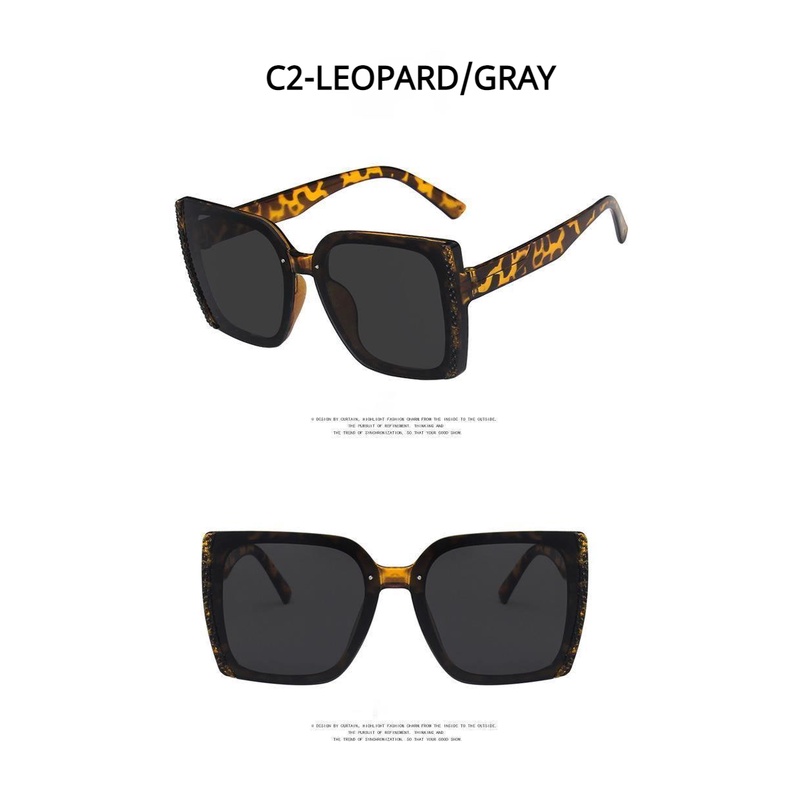 2021 new square street fashion sunglasses