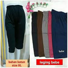 Celana Wanita Daleman Dobelan BEBE 3/4 All size dewasa