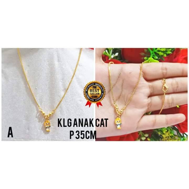 Kalung TITANIUM Anak Karakter Berbagai Motif Perhiasan Anak (COD)