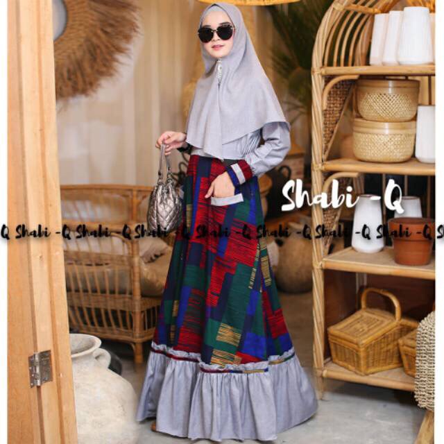 Gamis Jasmine Set Khimar Original by Shabi-Q Official
