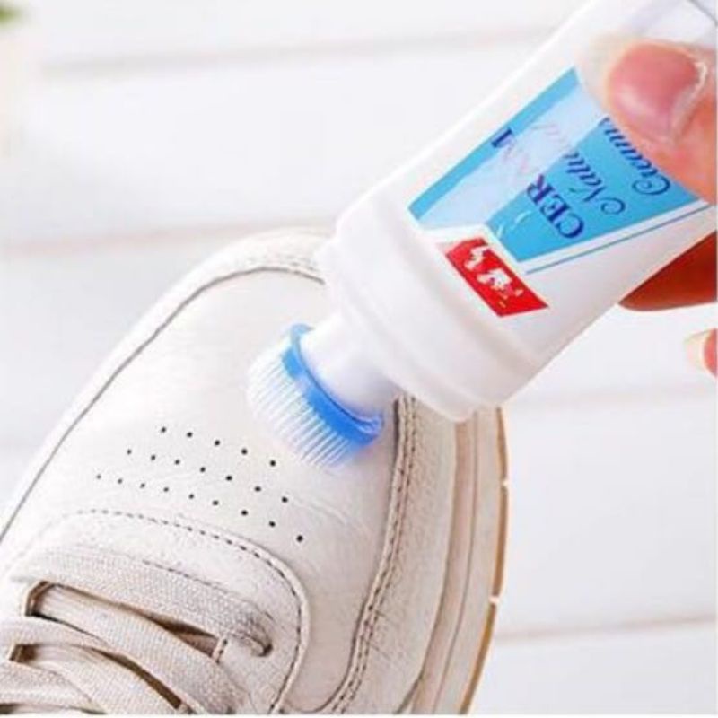 Semir Pembersih Sepatu Putih Penghilang Noda Pemutih White Perawatan Sepatu Tas Bag shoes Cleaner