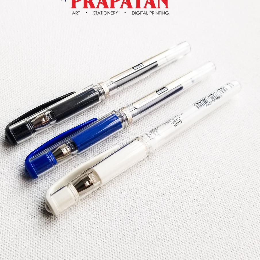 

PROMO!! Uni Ball Gel Ink Roller Pen Signo UM-153 White/Black/Blue/Refill .!!!