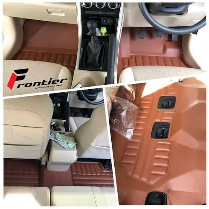 karpet mangkok mobil 5d frontier mitsubisi xpander 3 baris