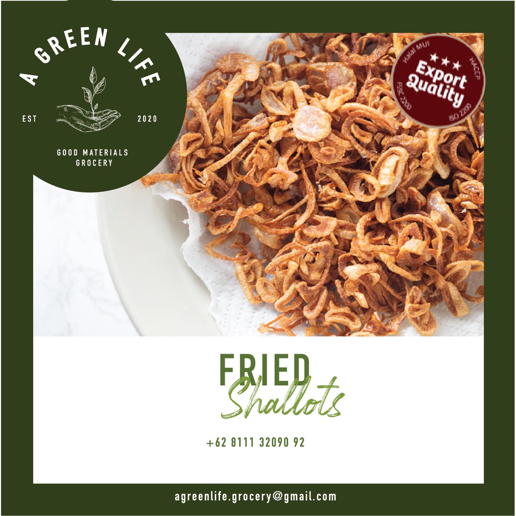 

Bawang Merah Goreng (Fried Shallots) 100gr Export Quality