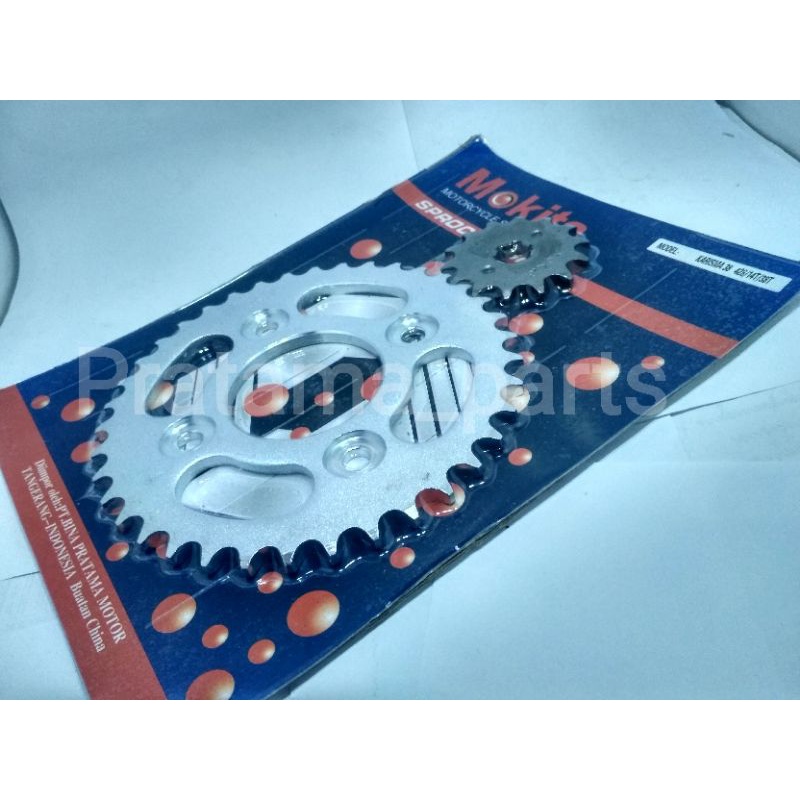 Gir belakang Supra fit new karisma 38T+14T mokita
