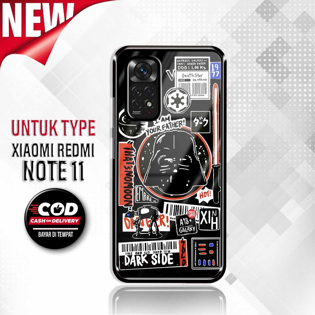 Case Redmi Note 11 - Hardcase Xiaomi Redmi Note 11 - Silikon Motif [ Starwars ] - Cassing Murah Redm