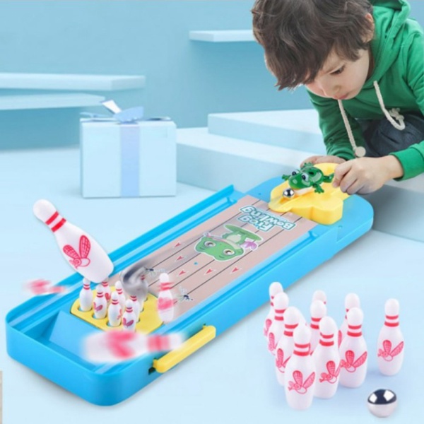 

~ Dijual Diskon FROG Mainan Anak Game Bowling Kodok - Kemasan Mika Board Fun BOWLING Frog