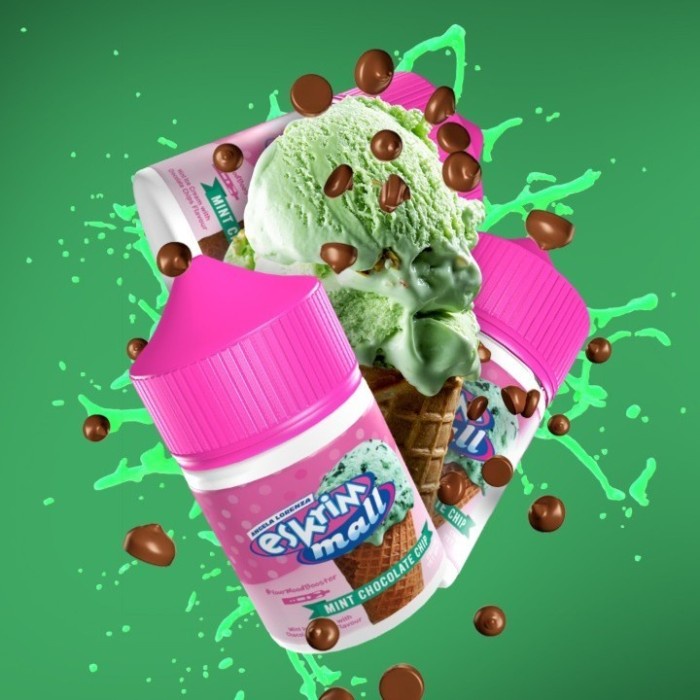 ES KRIM MALL V1 MINT CHOCOLATE ESKRIM MALL 60ML AUTHENTIC by PLATINUM VAPE