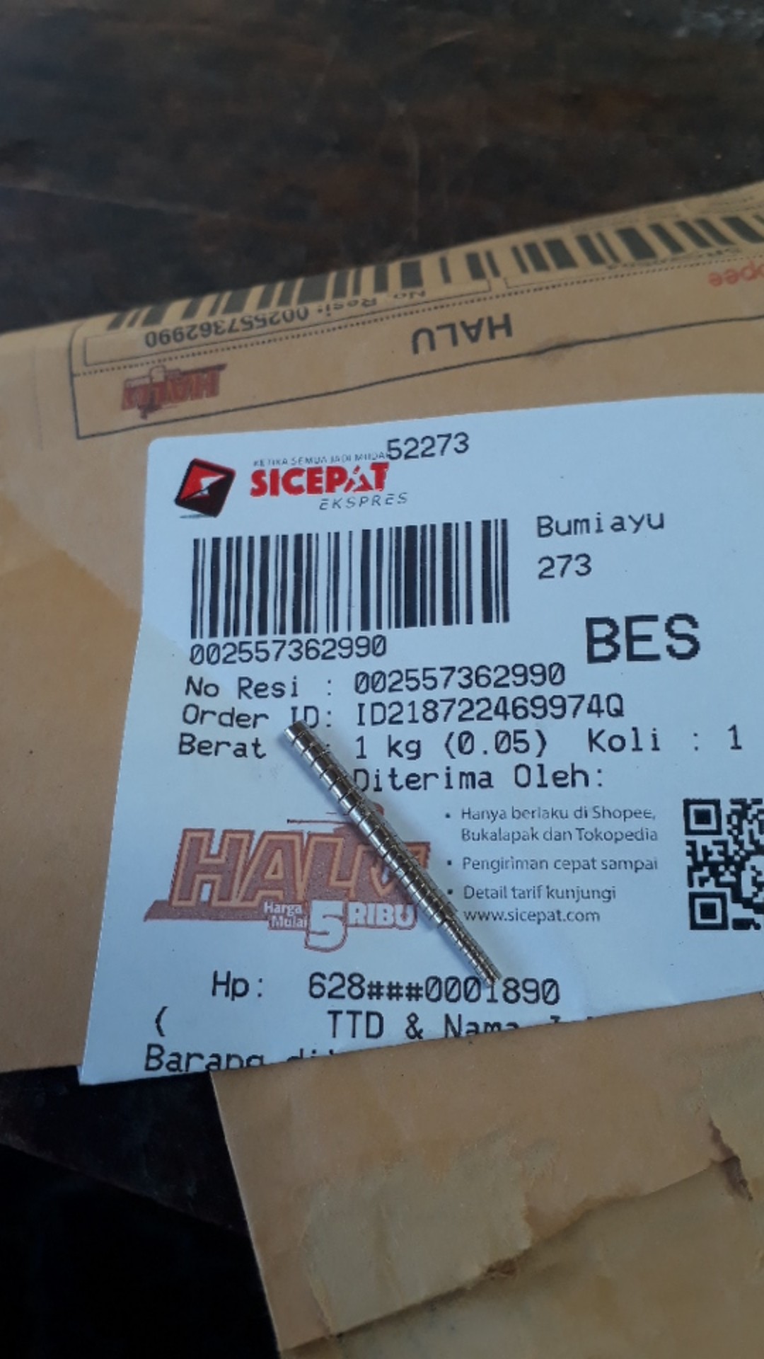 Magnet Neodymium 2x1