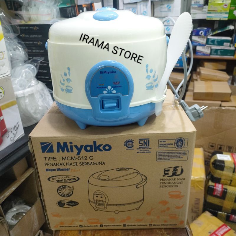Magic Com Miyako MCM 512 C / Rice Cooker Penanak Nasi Miyako MCM 512 C 1.2L