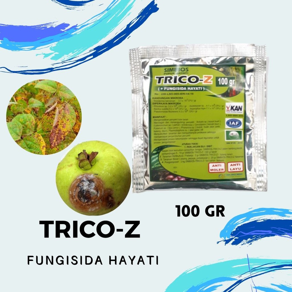 Fungisida Murah Trico-z 100 Gr Tricoderma Harzianum Obat Penyakit Tanaman Ampuh