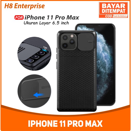 Case Apple iPhone 11 Pro Max Melindungi Kamera Privasi Penutup Belakang Hardcase Cam Shield