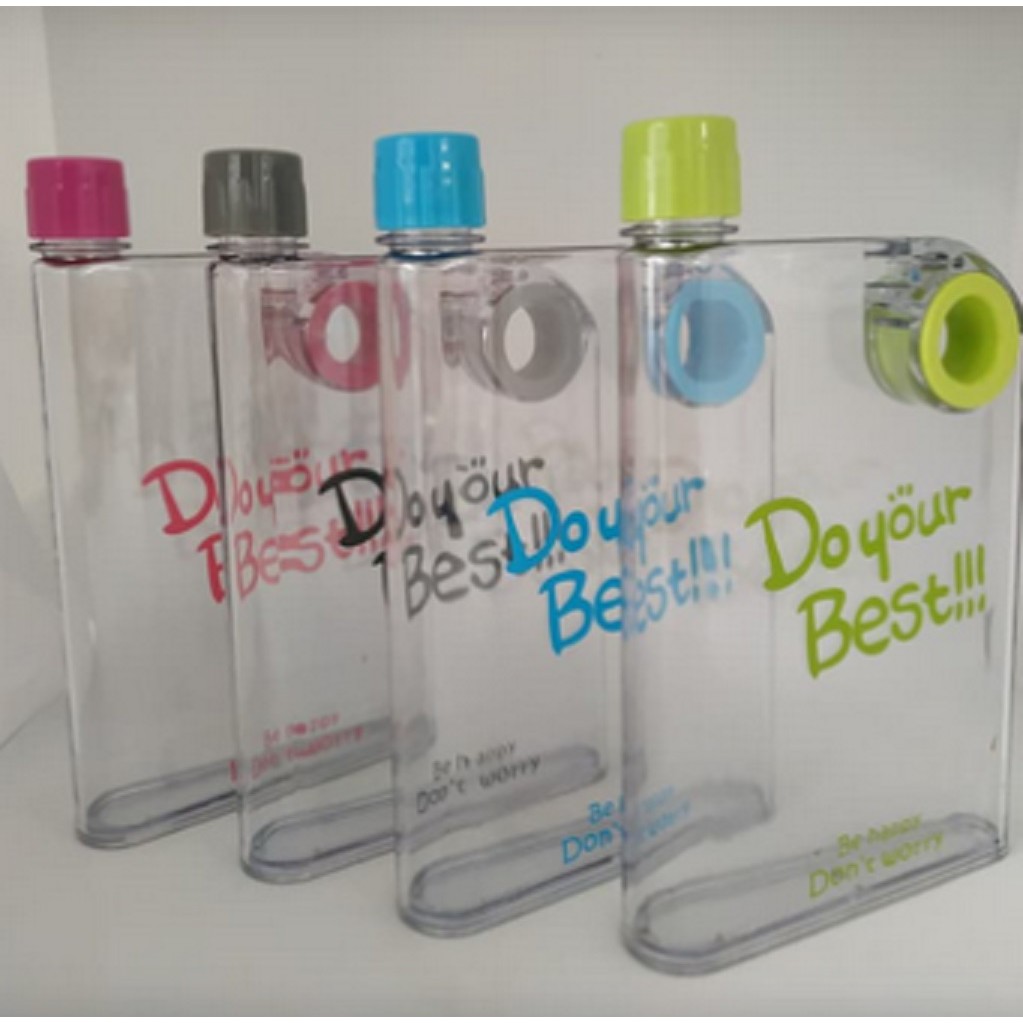 Botol NOTEBOOK 380ML - CLEAR