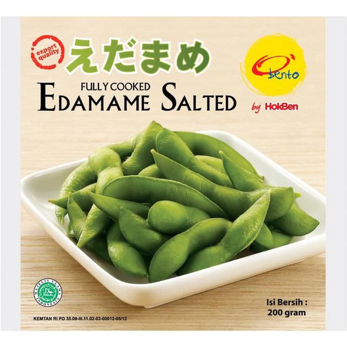 

Chasback Edamame Salted Obento Hokben\U002F Kacang Kedelai Jepang - 200 Gr Terlaris