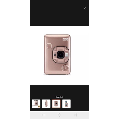 kamera instax mini liplay second
