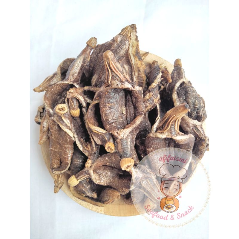 [ 100gram ] Kerupuk Teripang laut Timun laut Gurih dan Renyah Siap makan by afifaismi