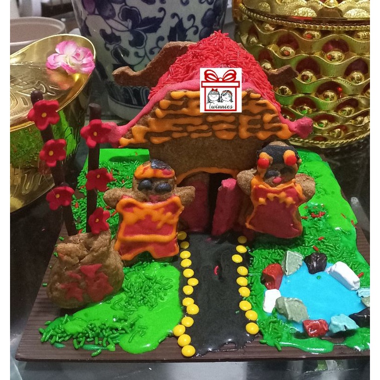 

Gingerbread house chinese new year