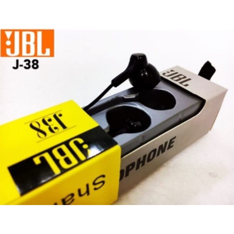 Headset J J38 Handsfree J J38 Earphone J J38 Stereo Mega Bass