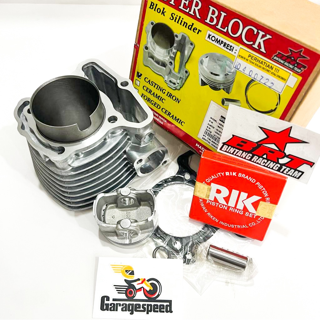 BLOK BORE UP BRT GENIO BEAT DELUXE SCOOPY STREET FI ESP CAST IRON 53.00