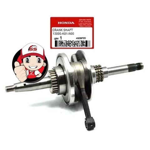 ASKRUK/CRANK SHAFT BEAT & SCOOPY TAHUN 2016 KODE SPAREPART 13000K81N00