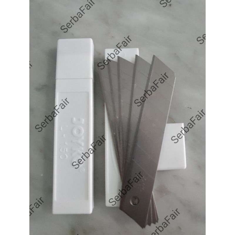 

Cutter Blade Refill Isi Cutter Besar Pemotong Joyko L-150 1 Tube 5 Pcs Tajam