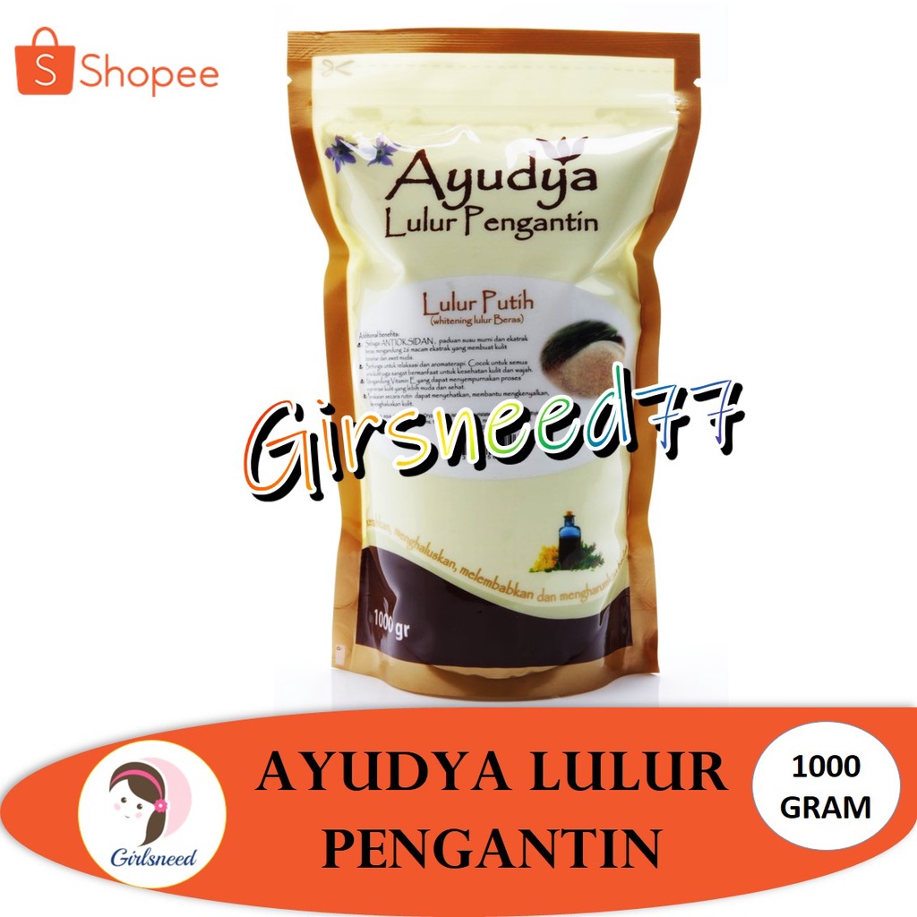 AYUDYA Lulur Pengantin 1000 gr GIRLSNEED77