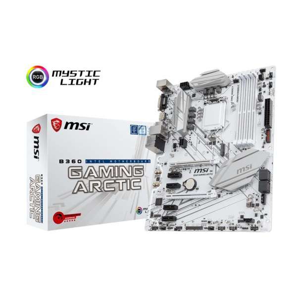 MSI Gaming Motherboard B360 Arctic - White