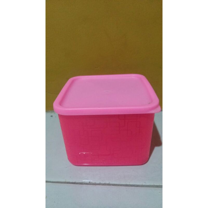 ( G.O.S ) toples segi kotak makan uk 1000 ml/lunch box toples kue ( COD )