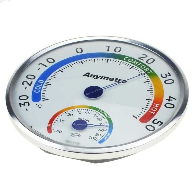 Anymeter Thermohygrometer Analog Anymetre Pengukur Kelembaban Suhu Ruangan Termometer Ruang Murah