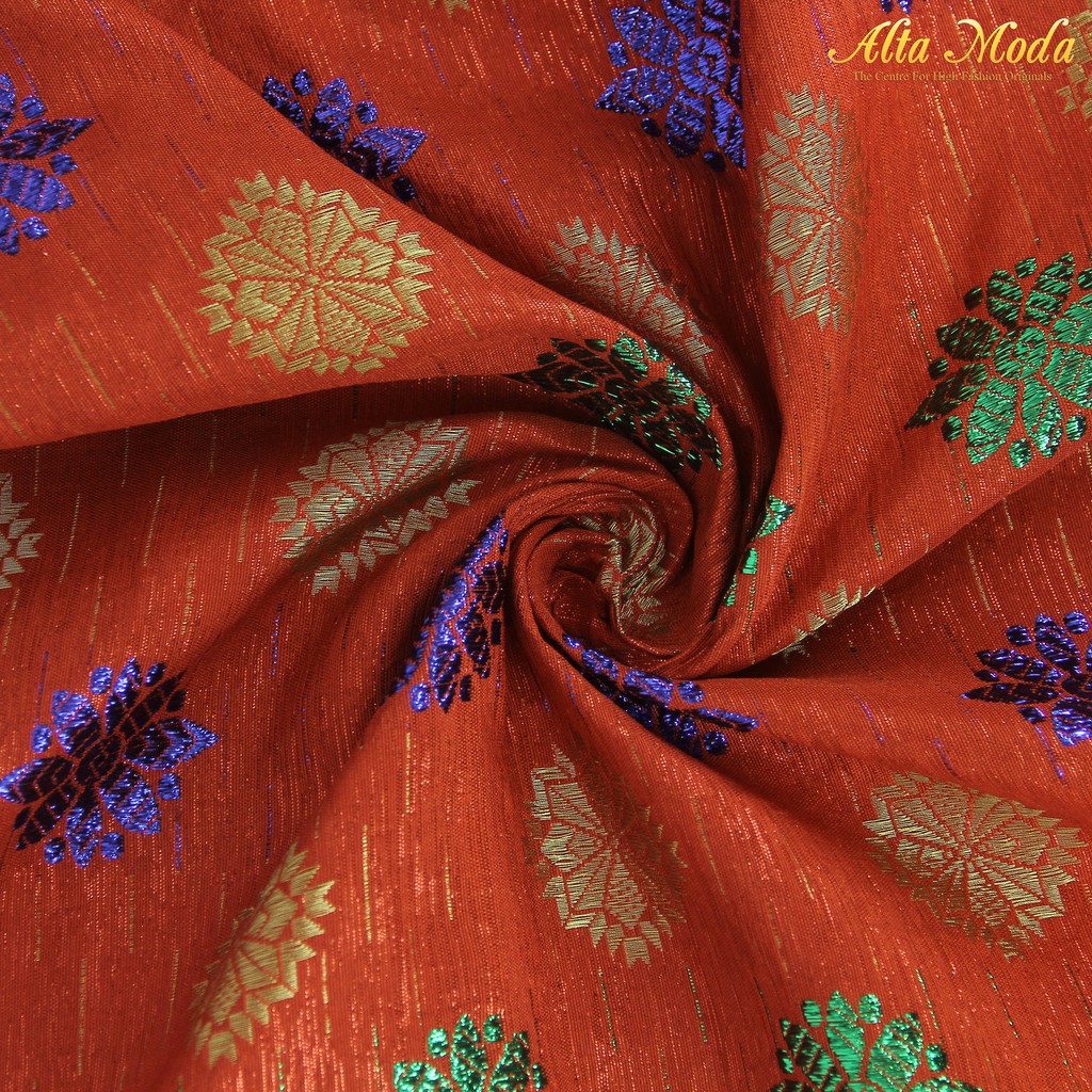 

Alta Moda Songket Motif Palembang Gold Hijau - Biru Mix (1M)