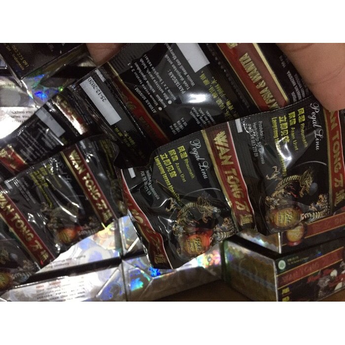 Dijual WANTONG wan tong kapsul pegal linu box hitam Murah