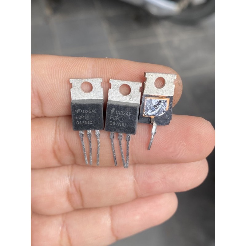 mosfet FDP047N10 cabutan original 100v 164A