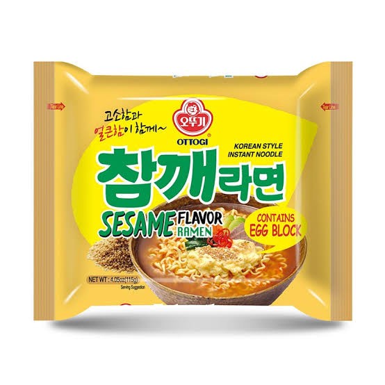 

impor-mie- ottogi sesame ramen with egg - mie instan telor korea -mie-impor.